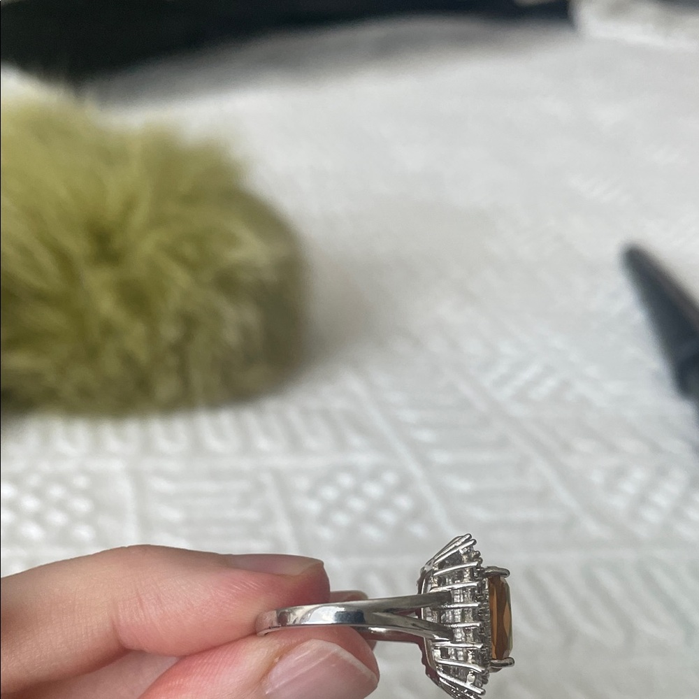Sterling Silver large cocktail Women's Ring - Picture 17 of 17